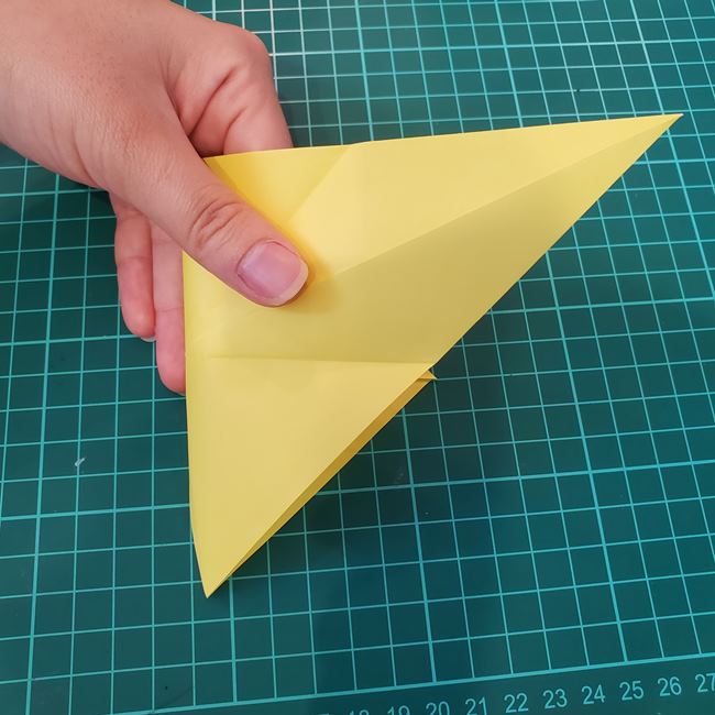 銀杏(イチョウ)の葉っぱの折り紙 作り方折り方(14)