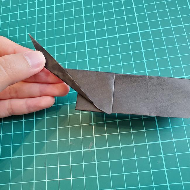 カブトムシの折り紙 簡単に一枚でつくる折り方作り方(17)