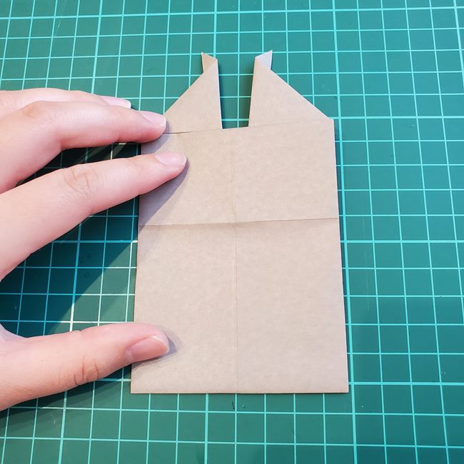 折り紙のクワガタ リアルに一枚でつくる折り方作り方①ツノ(16)