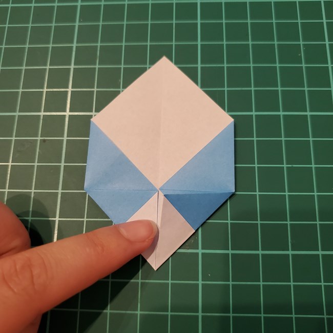 水風船の折り紙の折り方が簡単！作り方(10)