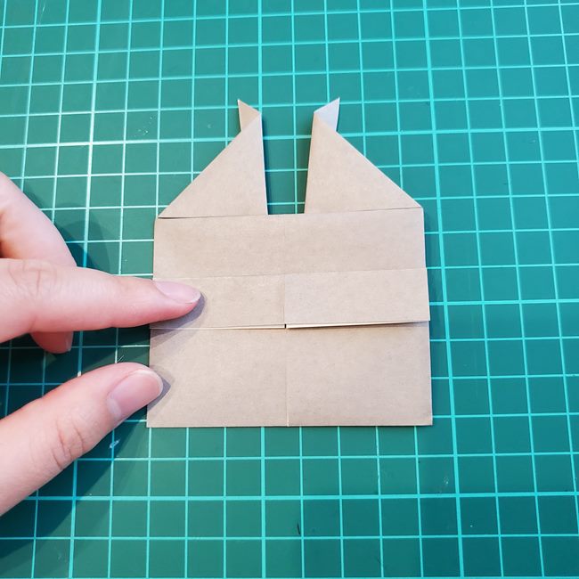 折り紙のクワガタ リアルに一枚でつくる折り方作り方①ツノ(17)