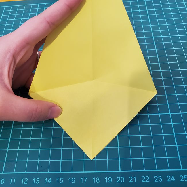銀杏(イチョウ)の葉っぱの折り紙 作り方折り方(8)