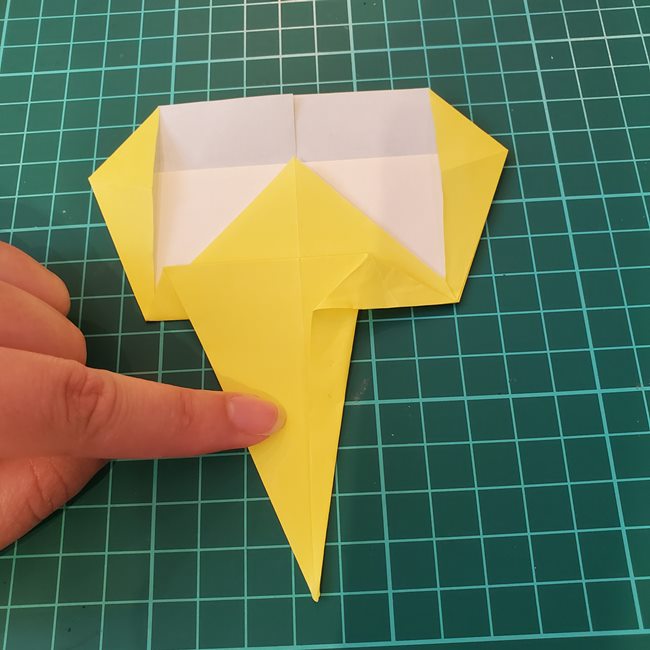 銀杏の折り紙 簡単な折り方作り方(14)