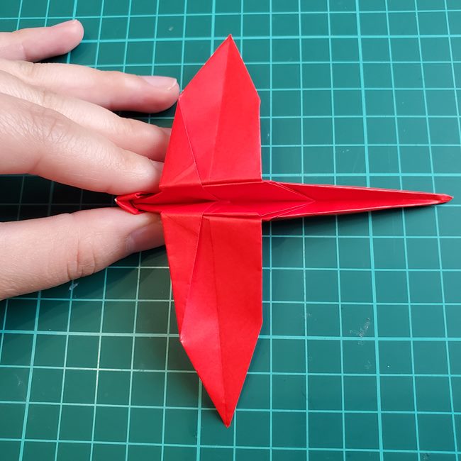 折り紙のトンボ 難しいけどリアルな作り方折り方②からだ(11)