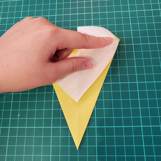銀杏の折り紙 簡単な折り方作り方(7)