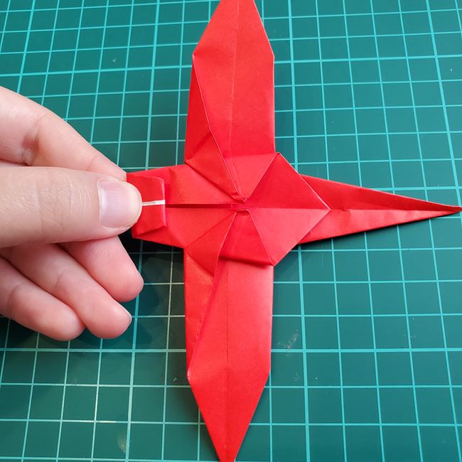 折り紙のトンボ 難しいけどリアルな作り方折り方②からだ(9)