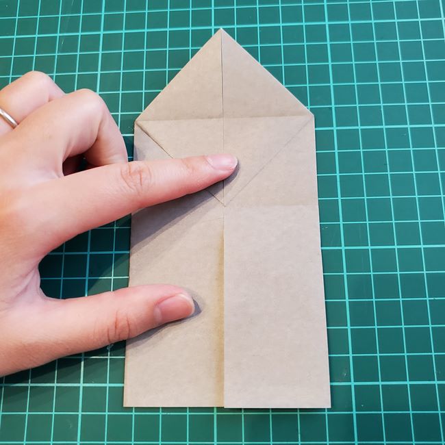 折り紙のクワガタ リアルに一枚でつくる折り方作り方①ツノ(12)
