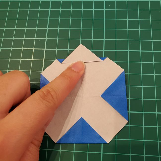 ヨーヨーの折り紙 簡単な折り方作り方(6)
