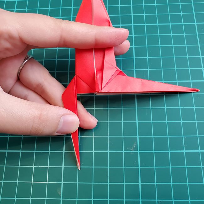 折り紙のトンボ 難しいけどリアルな作り方折り方②からだ(6)