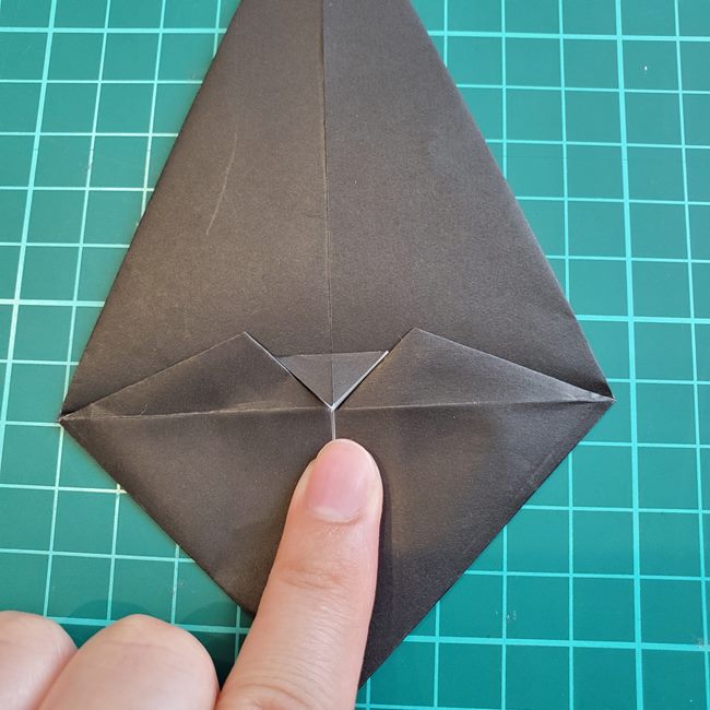 かっこいいカブトムシの折り紙の作り方①からだ(12)