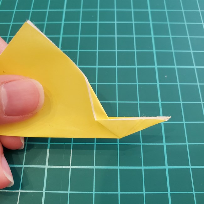 麦わら帽子の折り紙 簡単な折り方作り方(7)