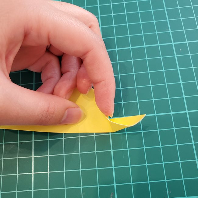 麦わら帽子の折り紙 簡単な折り方作り方(5)