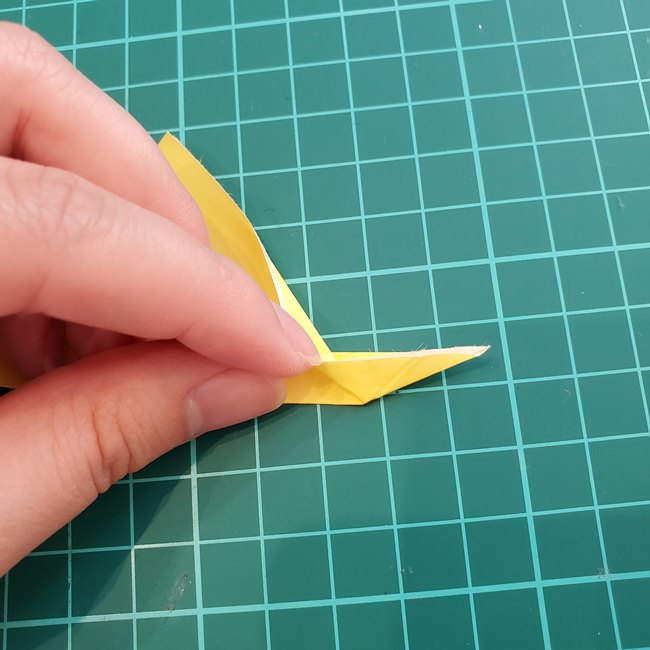 麦わら帽子の折り紙 簡単な折り方作り方(6)