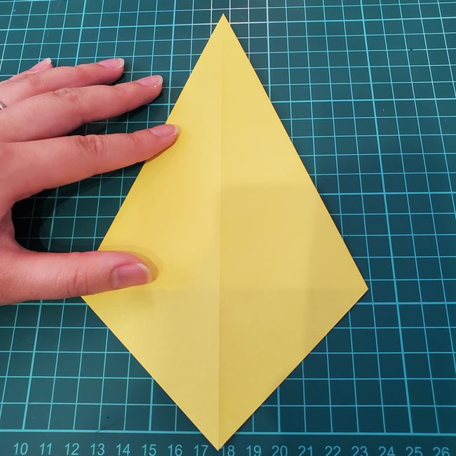 銀杏(イチョウ)の葉っぱの折り紙 作り方折り方(5)