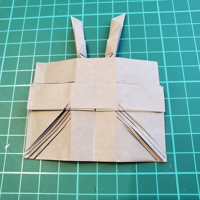 折り紙のクワガタ リアルに一枚でつくる折り方作り方②からだ(5)