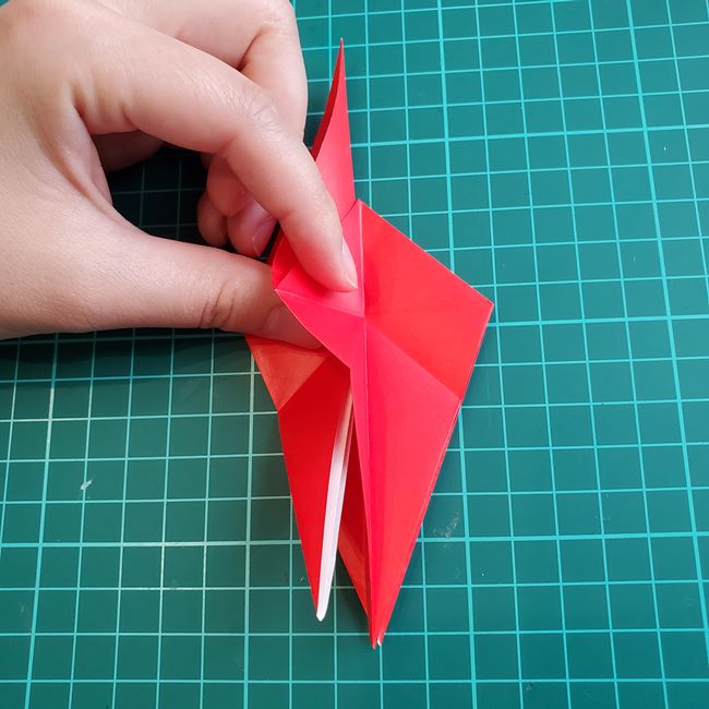 折り紙のトンボ 難しいけどリアルな作り方折り方①基本(24)