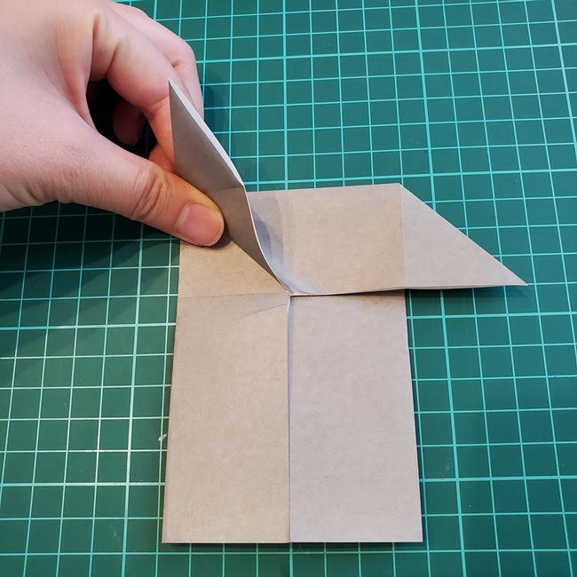 折り紙のクワガタ リアルに一枚でつくる折り方作り方①ツノ(11)