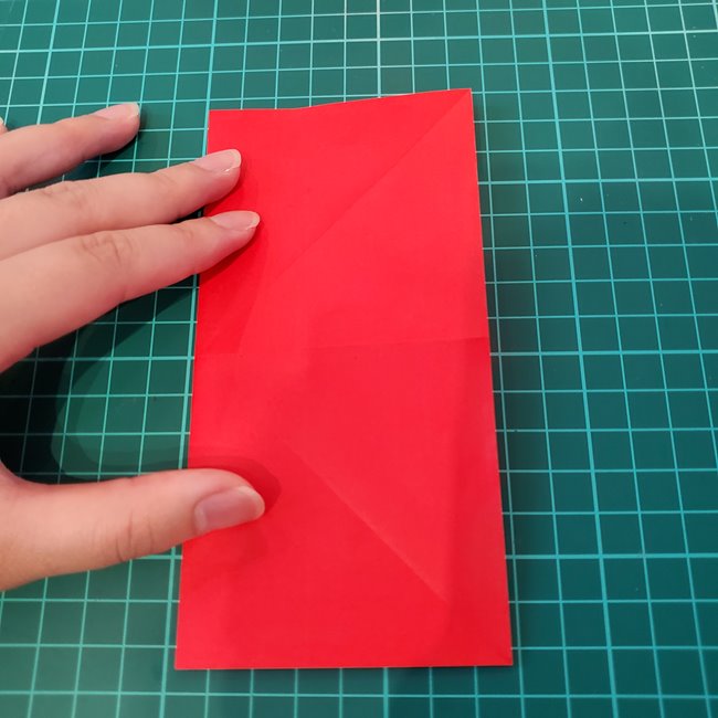 紅葉もみじの折り紙 難しい作り方折り方①基本(8)