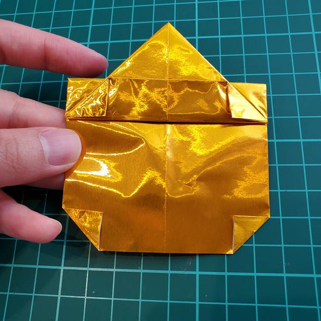 ヘラクレスカブトムシの折り紙 簡単な作り方折り方②からだ(11)