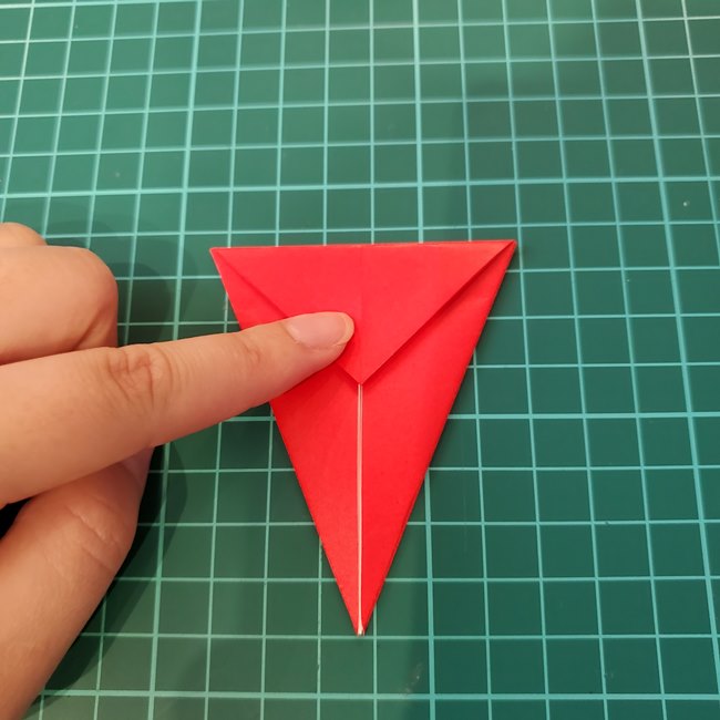 紅葉もみじの折り紙 難しい作り方折り方①基本(16)