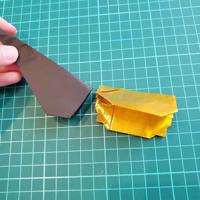 ヘラクレスカブトムシの折り紙 簡単な作り方折り方③完成(2)