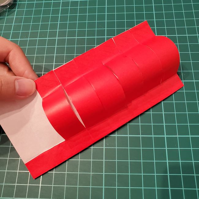 夏祭りの折り紙 ちょうちんの簡単な折り方作り方(19)