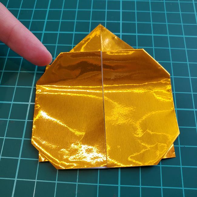 ヘラクレスカブトムシの折り紙 簡単な作り方折り方②からだ(14)