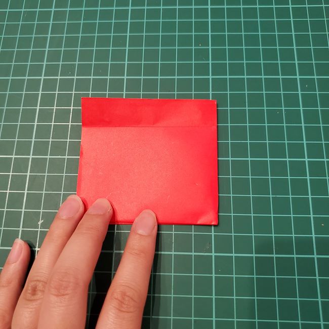 夏祭りの折り紙 ちょうちんの簡単な折り方作り方(6)