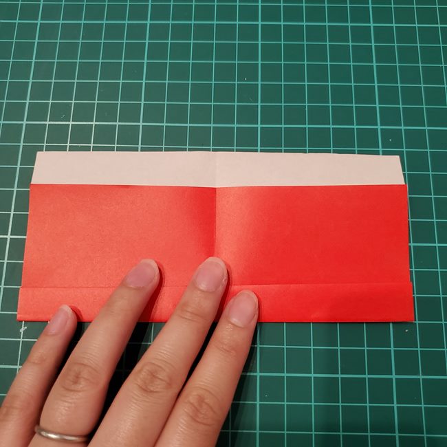 夏祭りの折り紙 ちょうちんの簡単な折り方作り方(7)