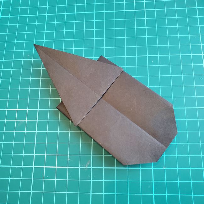 カブトムシの折り紙 簡単に一枚でつくる折り方作り方(14)