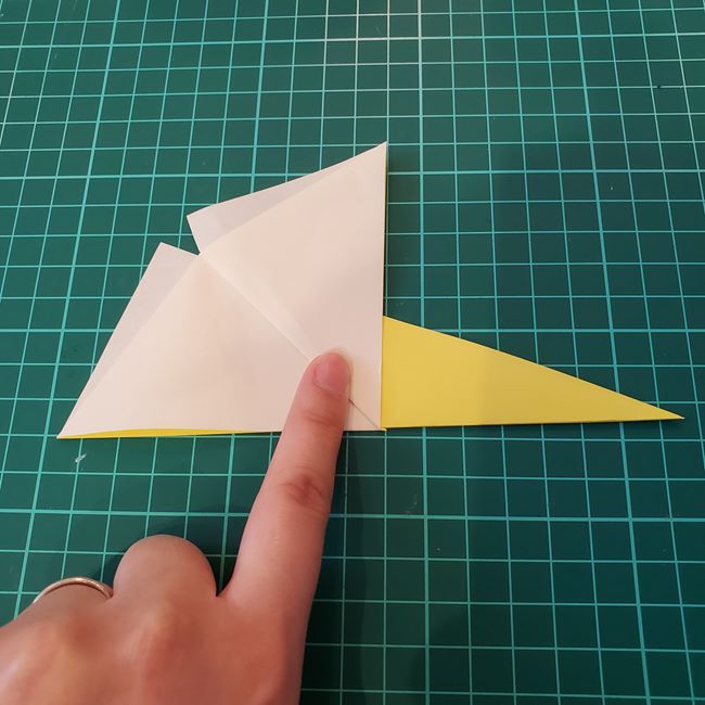 銀杏(イチョウ)の葉っぱの折り紙 作り方折り方(11)