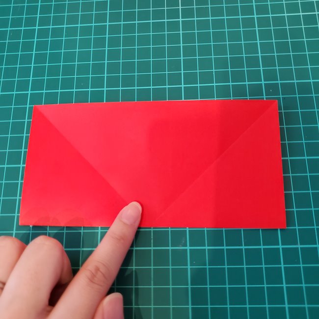 紅葉もみじの折り紙 難しい作り方折り方①基本(6)