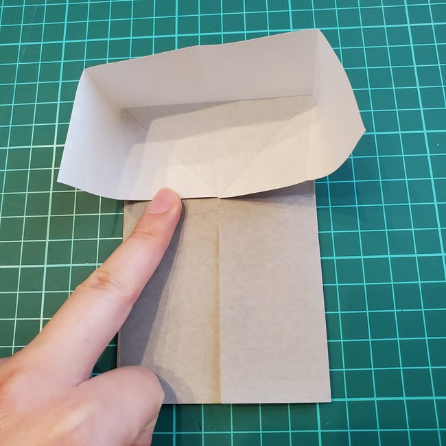 折り紙のクワガタ リアルに一枚でつくる折り方作り方①ツノ(9)