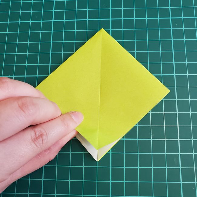 もみじの折り紙 高齢者でも簡単な折り方作り方①葉っぱ(11)