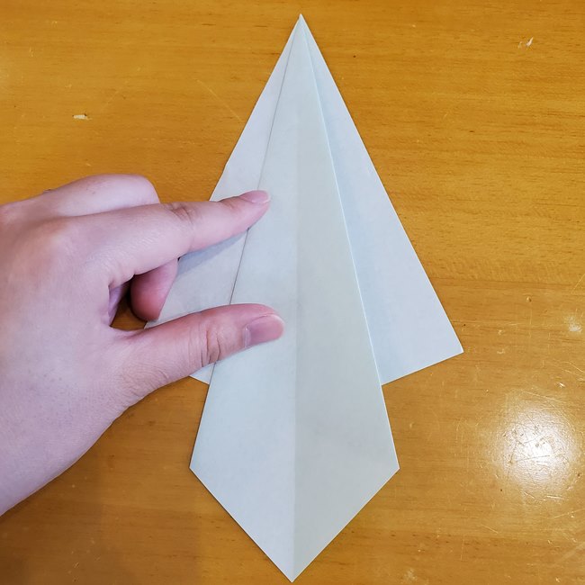 さつまいもの葉っぱの折り紙 折り方作り方(9)
