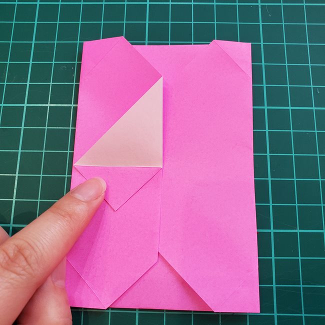 うさぎのお年玉袋の折り紙｜折り方作り方(19)