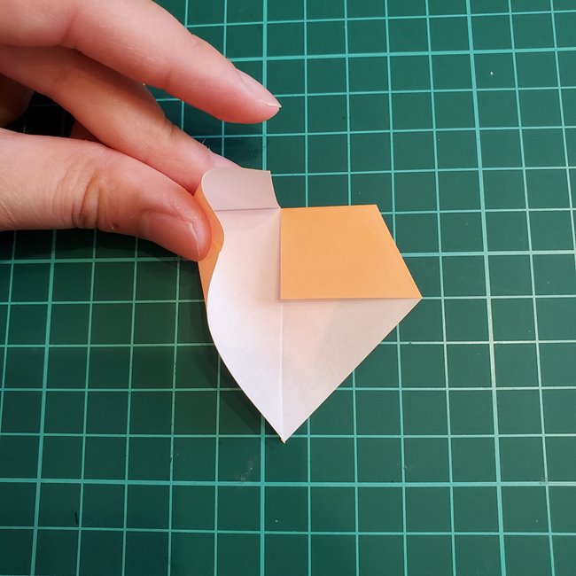 折り紙のもみじの簡単な作り方折り方(8)