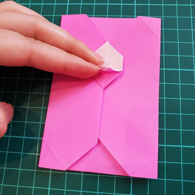 うさぎのお年玉袋の折り紙｜折り方作り方(27)