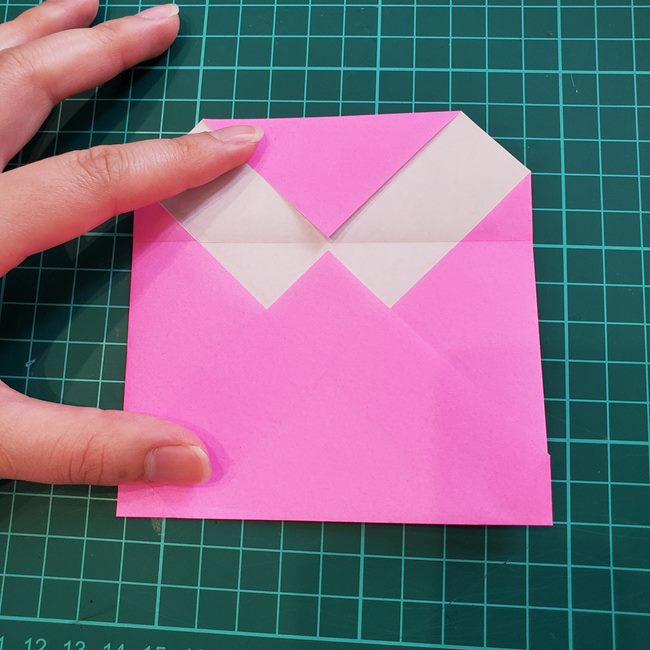 うさぎのお年玉袋の折り紙｜折り方作り方(10)