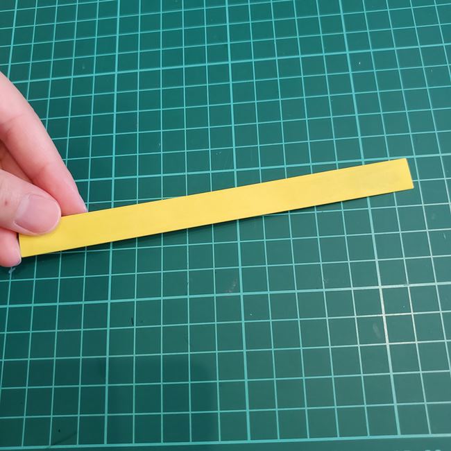 折り紙のもみじ 立体的で簡単な作り方折り方②茎(9)