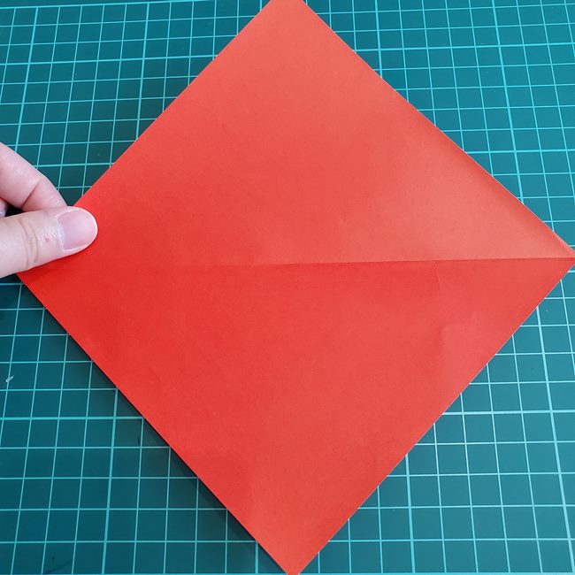 折り紙 ひし形のもみじ(平面)の簡単な折り方作り方①基本(3)