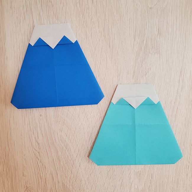 富士山の折り紙の折り方 平面で簡単な作り方をご紹介！