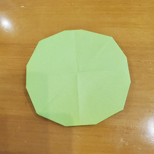 折り紙 メロンの折り方作り方は簡単！①果実(9)