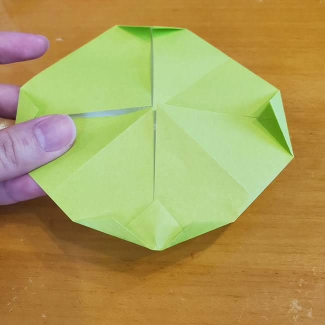 折り紙 メロンの折り方作り方は簡単！①果実(7)