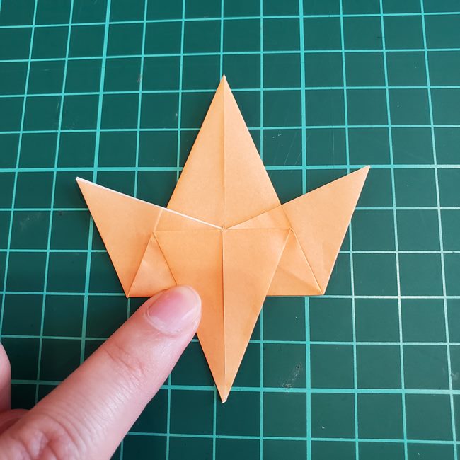 折り紙のもみじの簡単な作り方折り方(20)