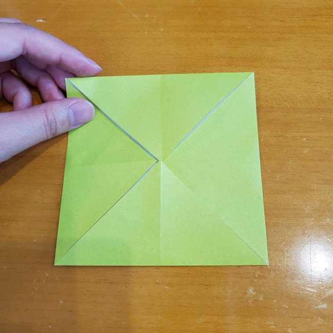 折り紙 メロンの折り方作り方は簡単！①果実(5)