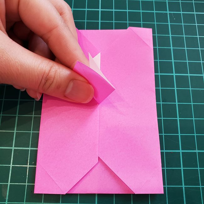 うさぎのお年玉袋の折り紙｜折り方作り方(20)