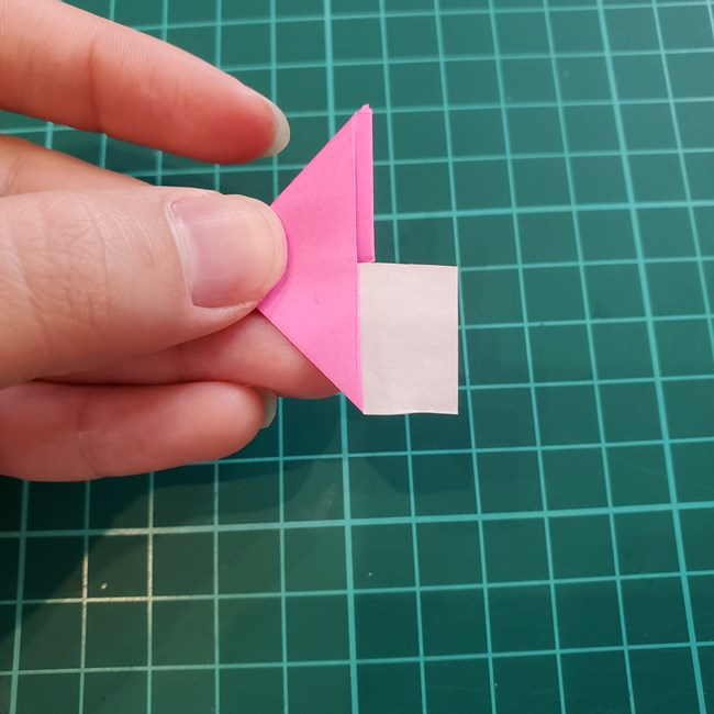 折り紙のハートは立体でも小さいと作り方は簡単！(8)