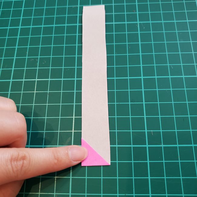 折り紙のハートは立体でも小さいと作り方は簡単！(4)
