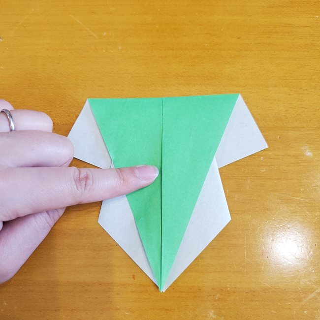 さつまいもの葉っぱの折り紙 折り方作り方(10)